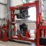 Training machine for realistic production conditions.